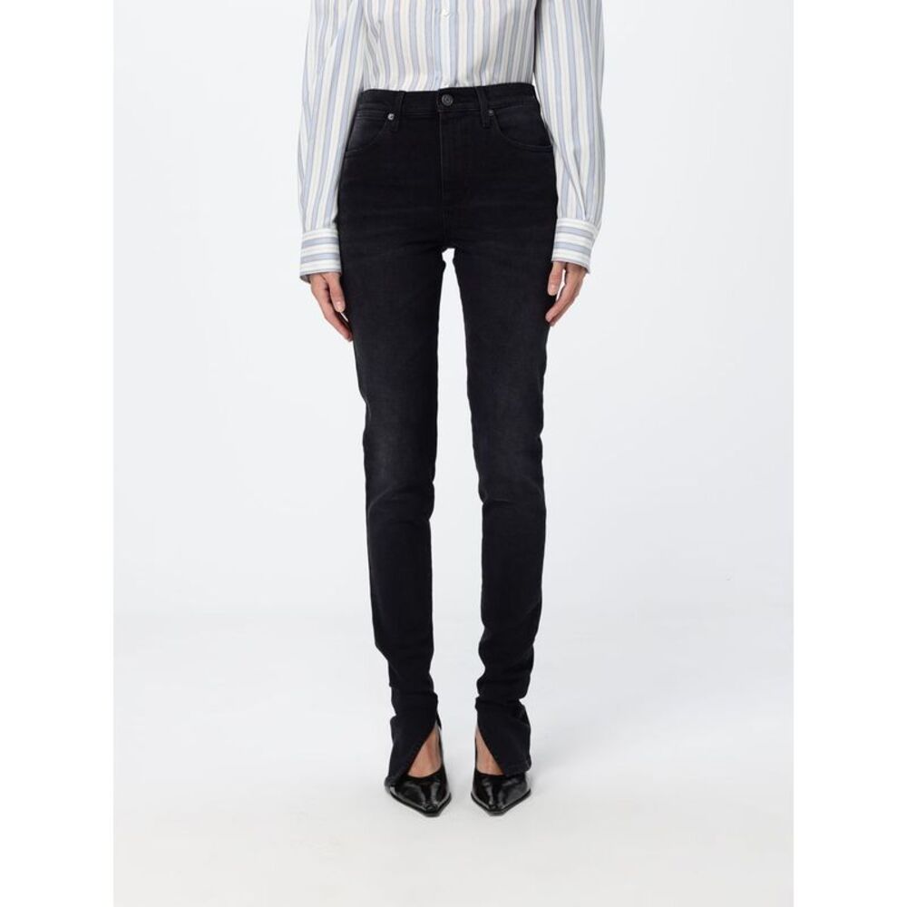 Gucci Women Gucci High-Waisted Skinny Jeans In Black Stretch Cotton Denim